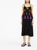 Tulle-Embroidered taffeta slip dress