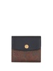 paisley-jacquard leather wallet