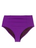 plain high-waist bikini bottoms