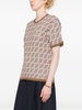 FENDI Chic Two-Tone Cotton Blend T-Shirt