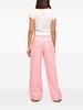 high-waist wide-leg trousers