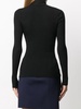 roll-neck ribbed jumper