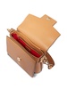 leather small flap bag