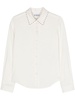 bead-embellished textured shirt