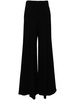 high-rise wide-leg trousers