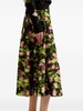 floral-print A-line skirt