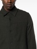 blend-effect wool shirt