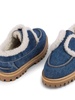 Yacht shearling-trim denim loafers 