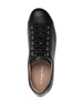 leather tonal sneakers