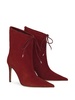 105mm pointed-toe suede boots 