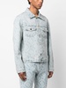 Monogram-jacquard denim jacket