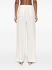 mid-rise organza palazzo pants