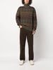 Fair Isle roll-neck wool jumper