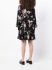 Karla floral-print short dress