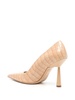 Balantine 100mm crocodile-effect pumps