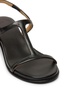 round toe leather sandals