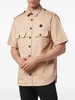 Plein Gothic cotton military shirt