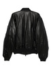 leather bomber jacket