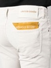 logo-patch tapered-leg trousers