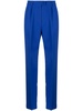 high-waisted straight-leg trousers