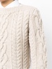 chunky-knit wool blend jumper 