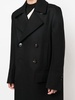 double-breasted wide-lapel coat