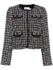 checked tweed jacket