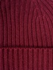 ribbed-knit beanie