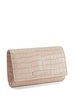 Wendy croc-effect clutch bag