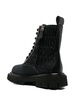 logo-jacquard ankle boots