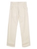 basket weave loose-fit trousers