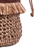 Alissa raffia bucket bag