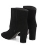 high-heel suede ankle boots