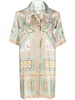 Le Labyrinthe silk shift dress