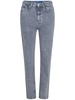 high-rise straight-leg jeans