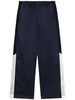 panelled wide-legged trousers