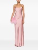 Cami open-back satin gown