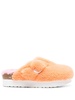 Boston Big Buckle shearling slippers