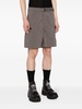 belted knee-length shorts