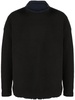 mock-neck reversible jumper