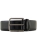 polished leather belt