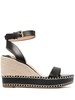  Hilarie 100mm wedge espadrilles