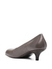 50mm square-toe leather pumps