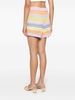 Wallis striped crochet shorts