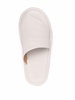 open-toe leather slides