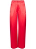 wide-leg satin trousers