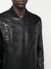 leather bomber jacket