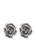 rose-detail stud earrings