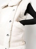 reversible faux-leather shearling gilet