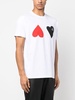 heart-print cotton T-shirt